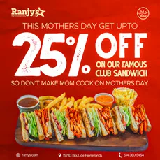 Ranjy’s Restaurant Social Campaign project visual
