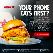 Ranjy’s Restaurant Campaign 14