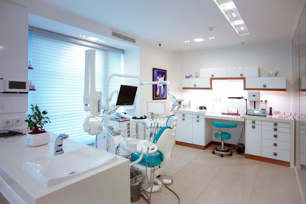 Modern dental practice with treatment chairs